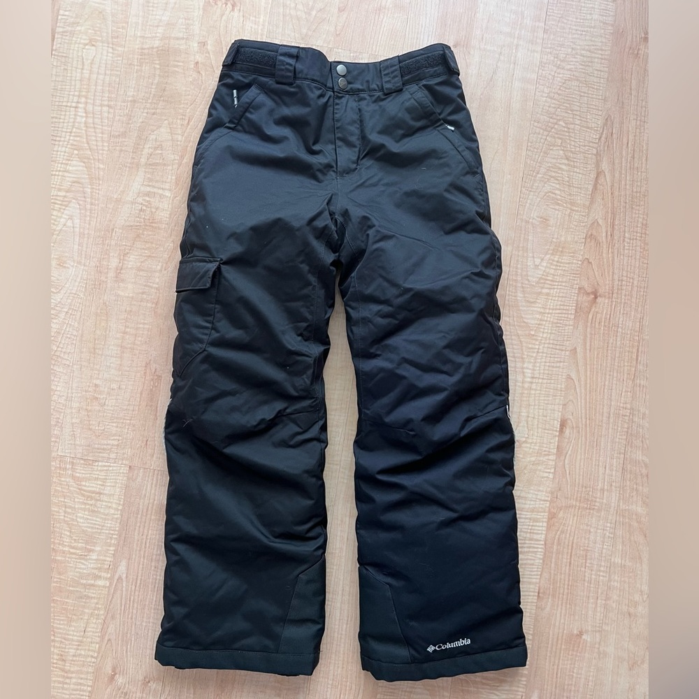 Columbia snow pants. Black. Kids medium
